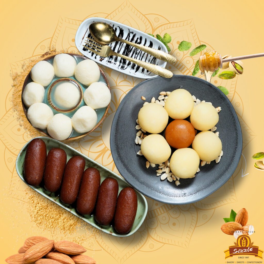 Rosogolla / Sada Mishti / Kalo Zam